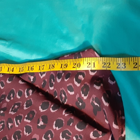 7 FOR ALL MANKIND  BURGUNDY, BLACL PRINT CAMI/TINK SIZE SMALL - Picture 8 of 8